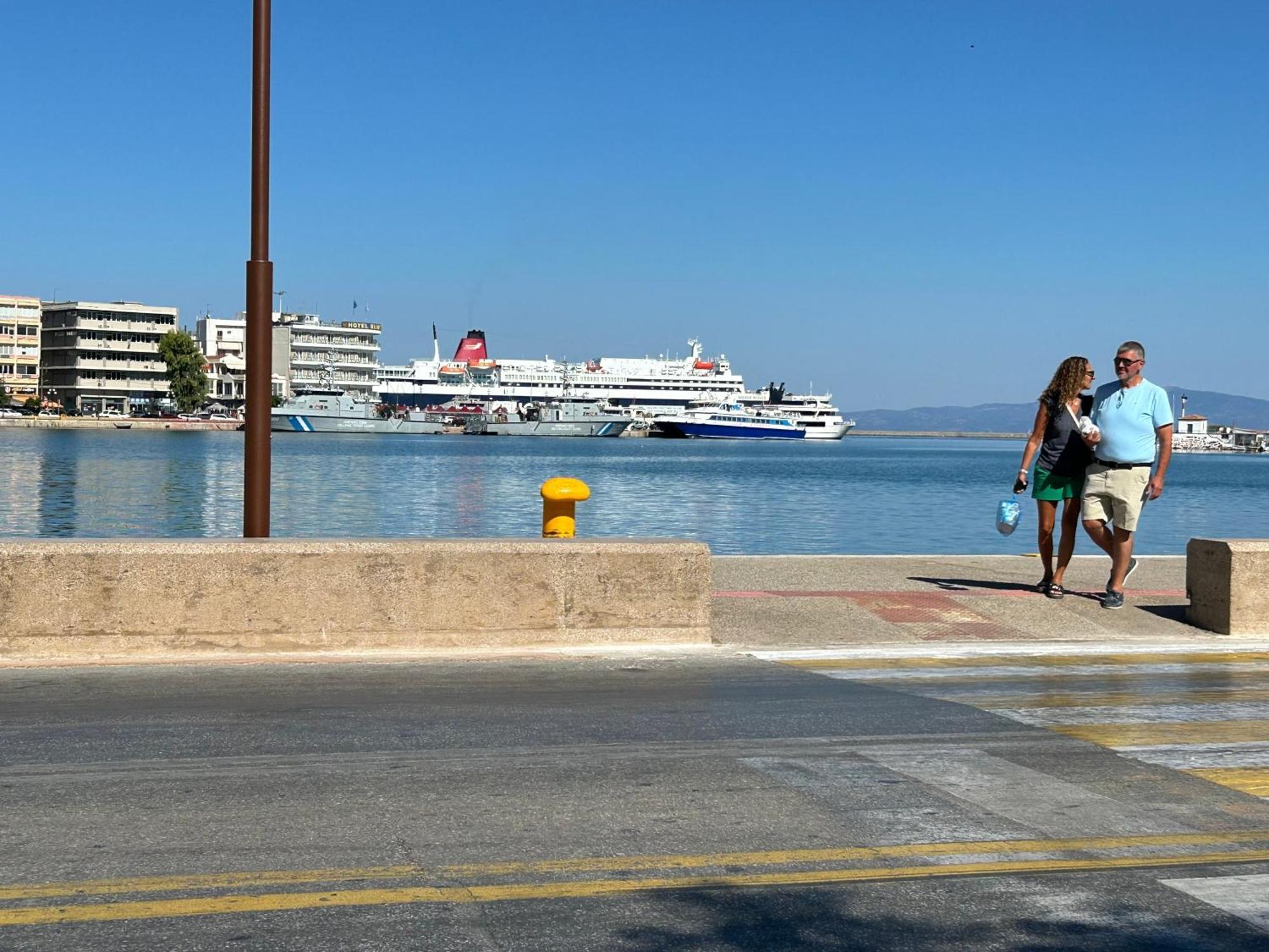 Fotis Apartments Skala Neon Kydonion Esterno foto